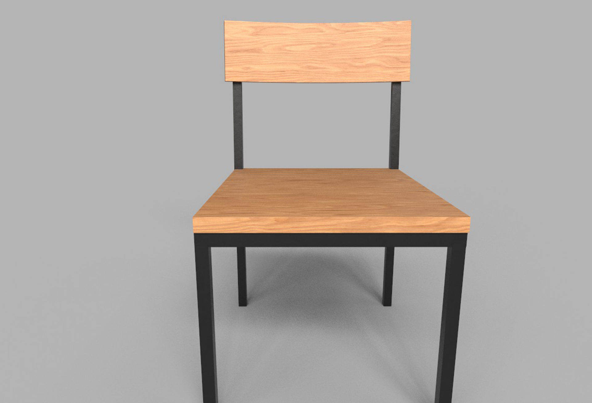 Set of 8 dining table set with chair Low-poly 3D model_38