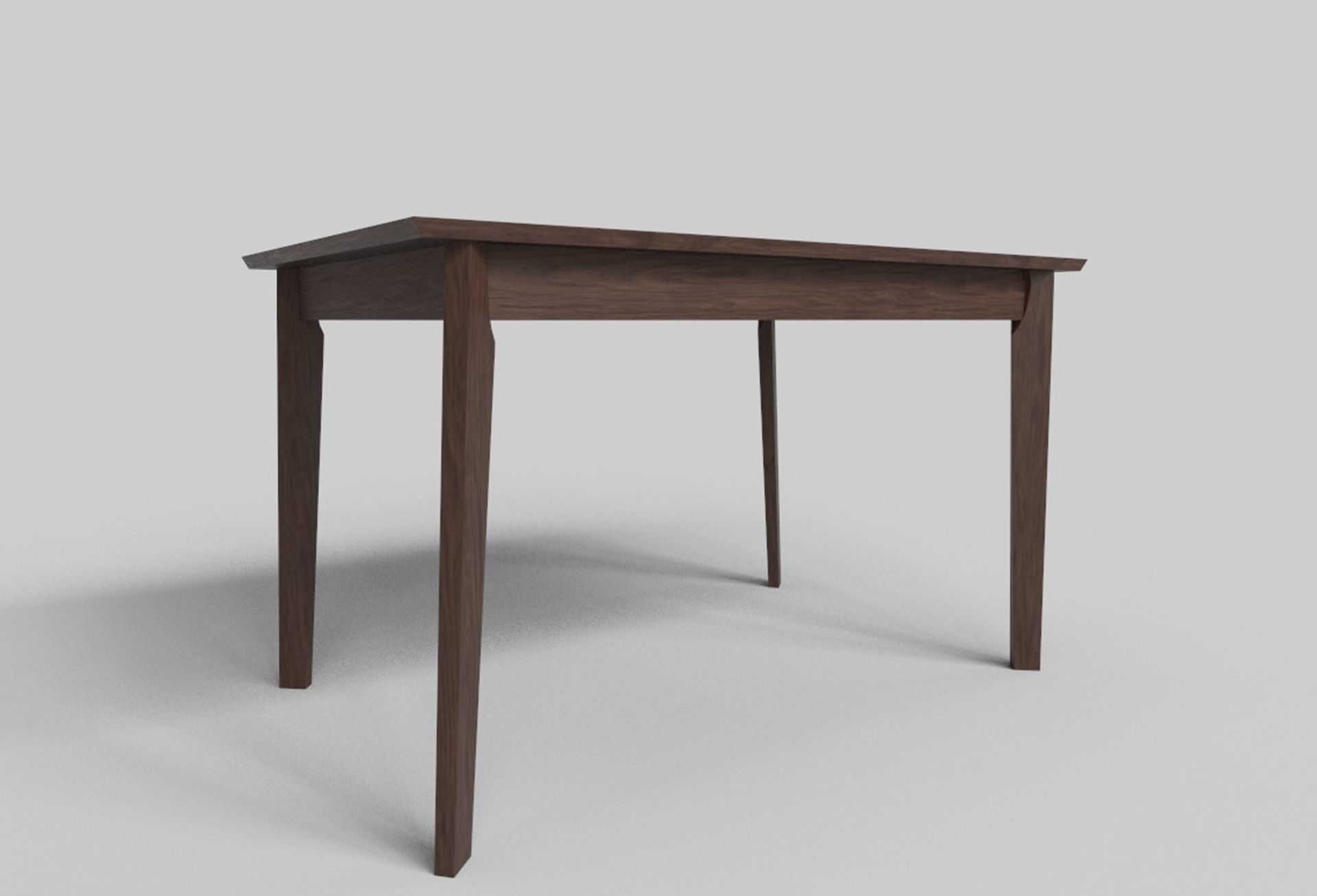 Set of 8 dining table set with chair Low-poly 3D model_33