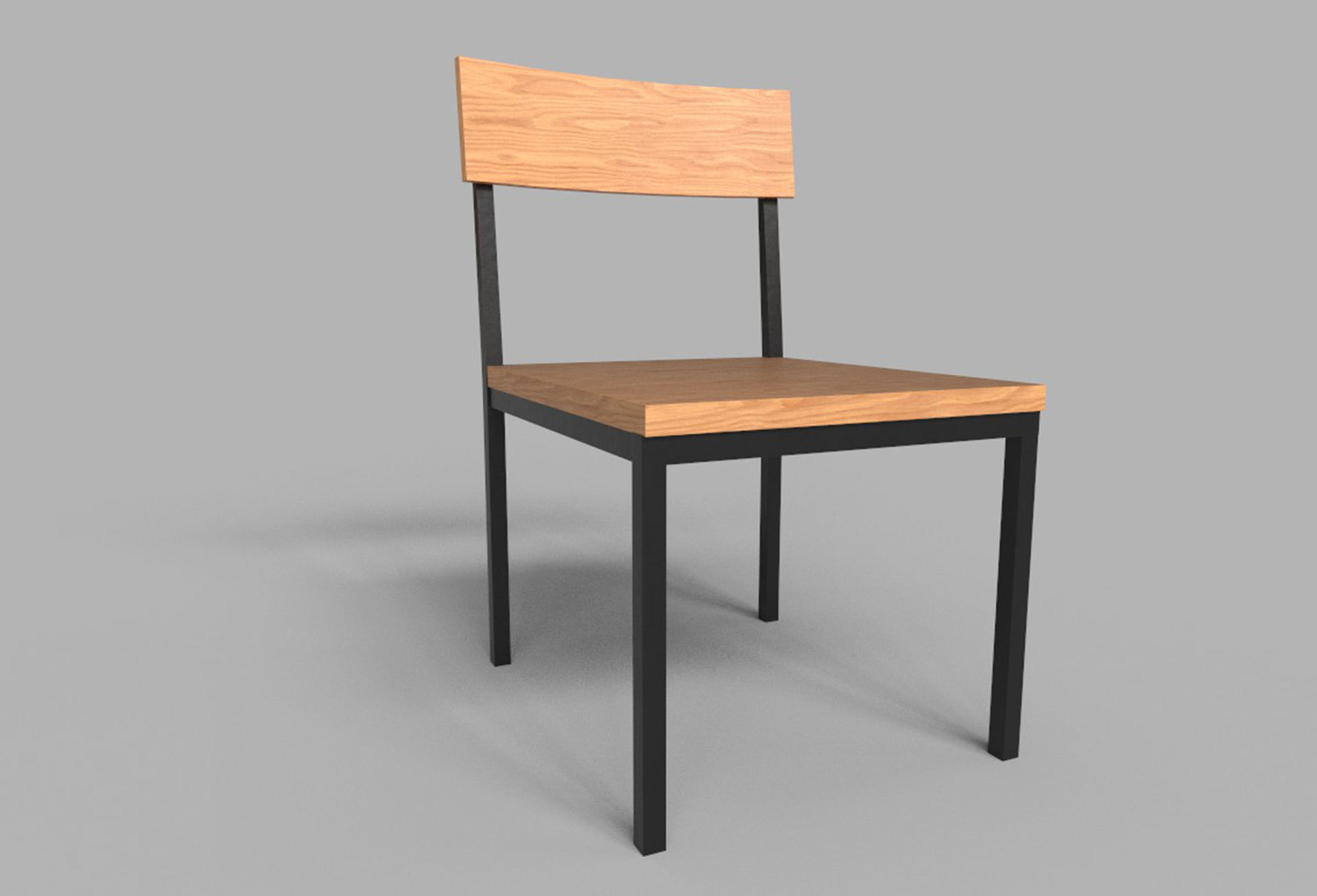 Set of 8 dining table set with chair Low-poly 3D model_37