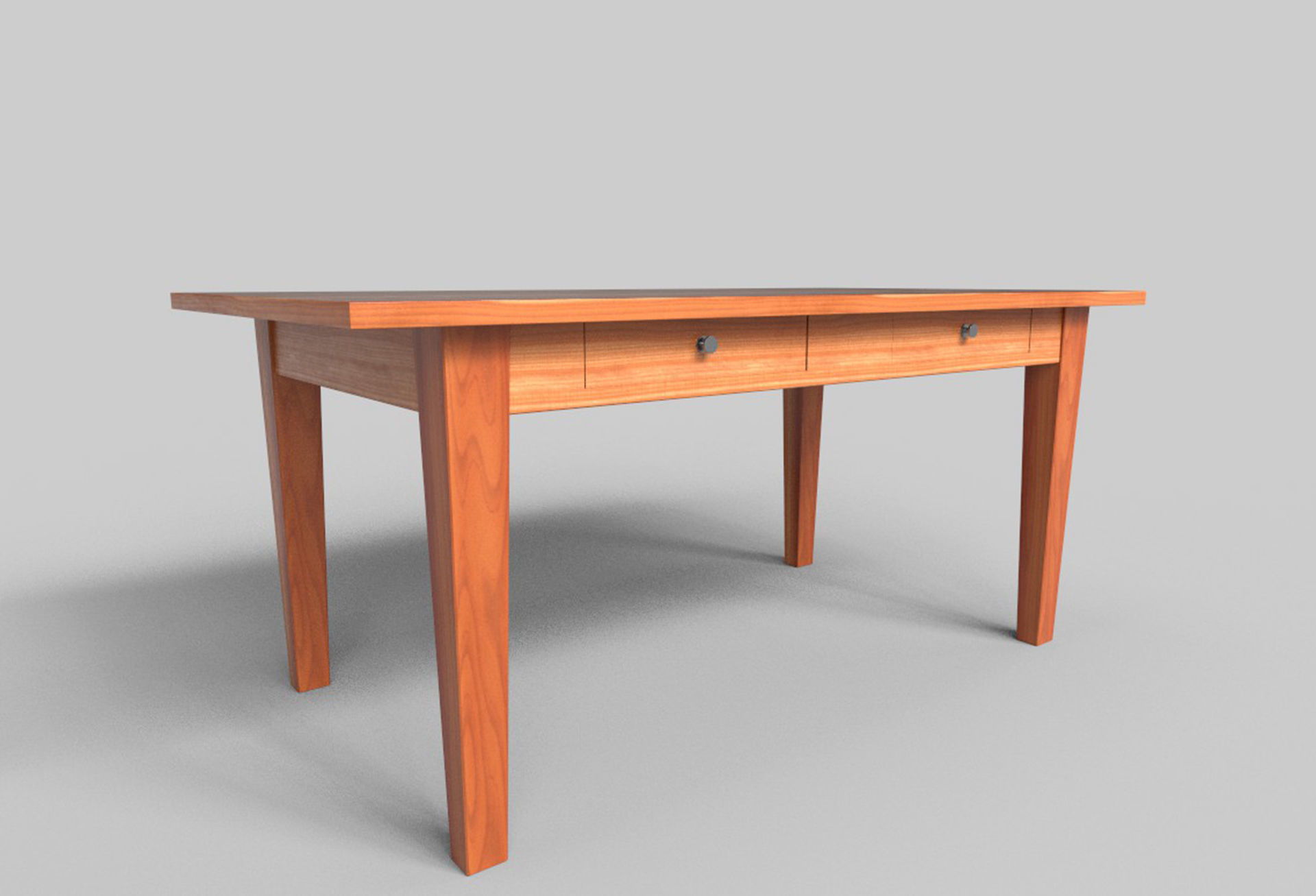 Set of 8 dining table set with chair Low-poly 3D model_43