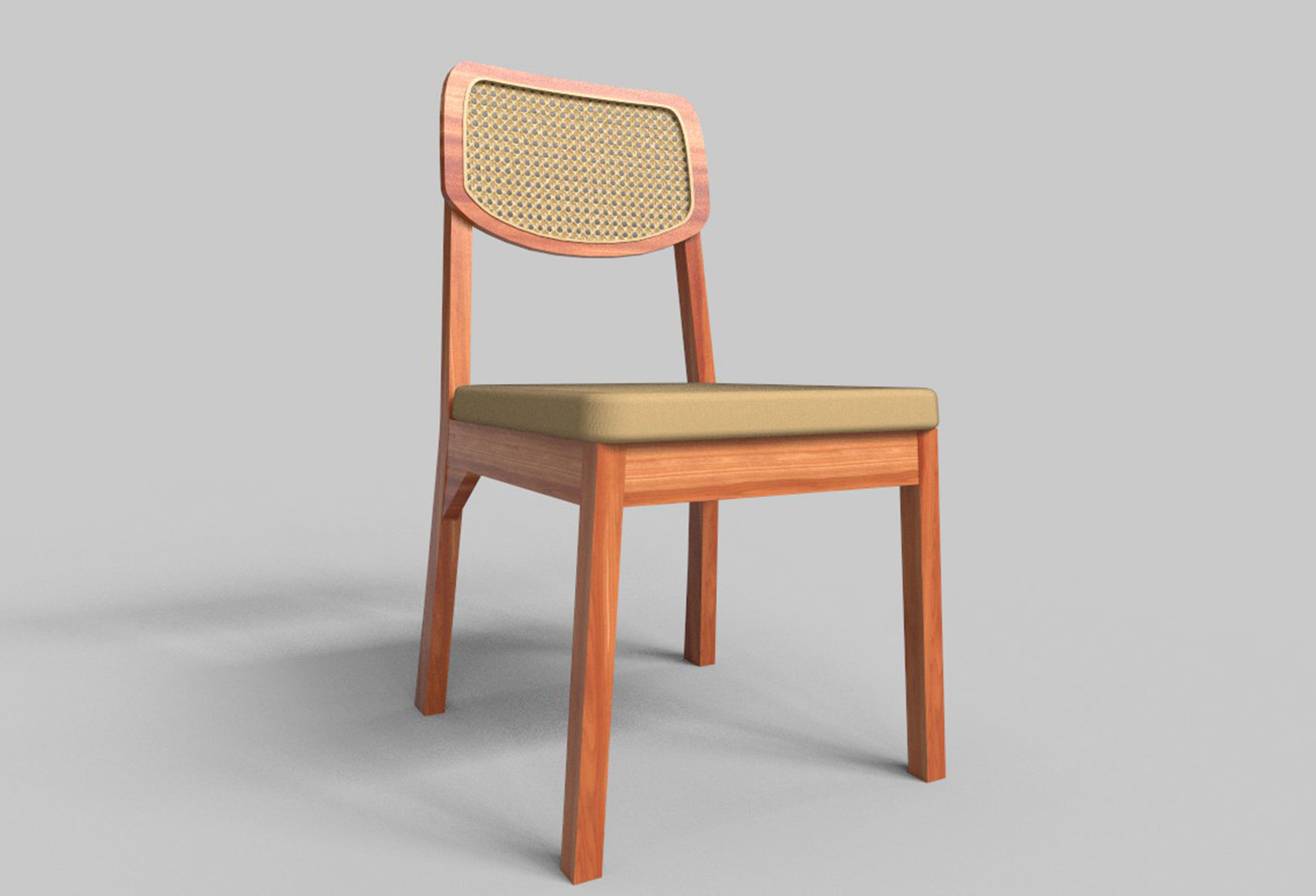 Set of 8 dining table set with chair Low-poly 3D model_32