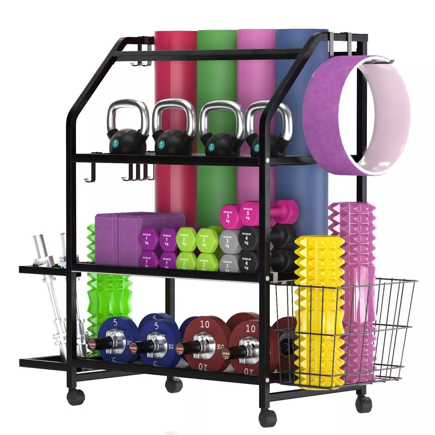 Yoga Equipment Gym Home Low-poly 3D model