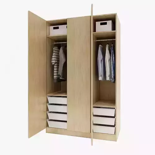 IKEA Pax Forsand Wardrobe Cabinet 3D model