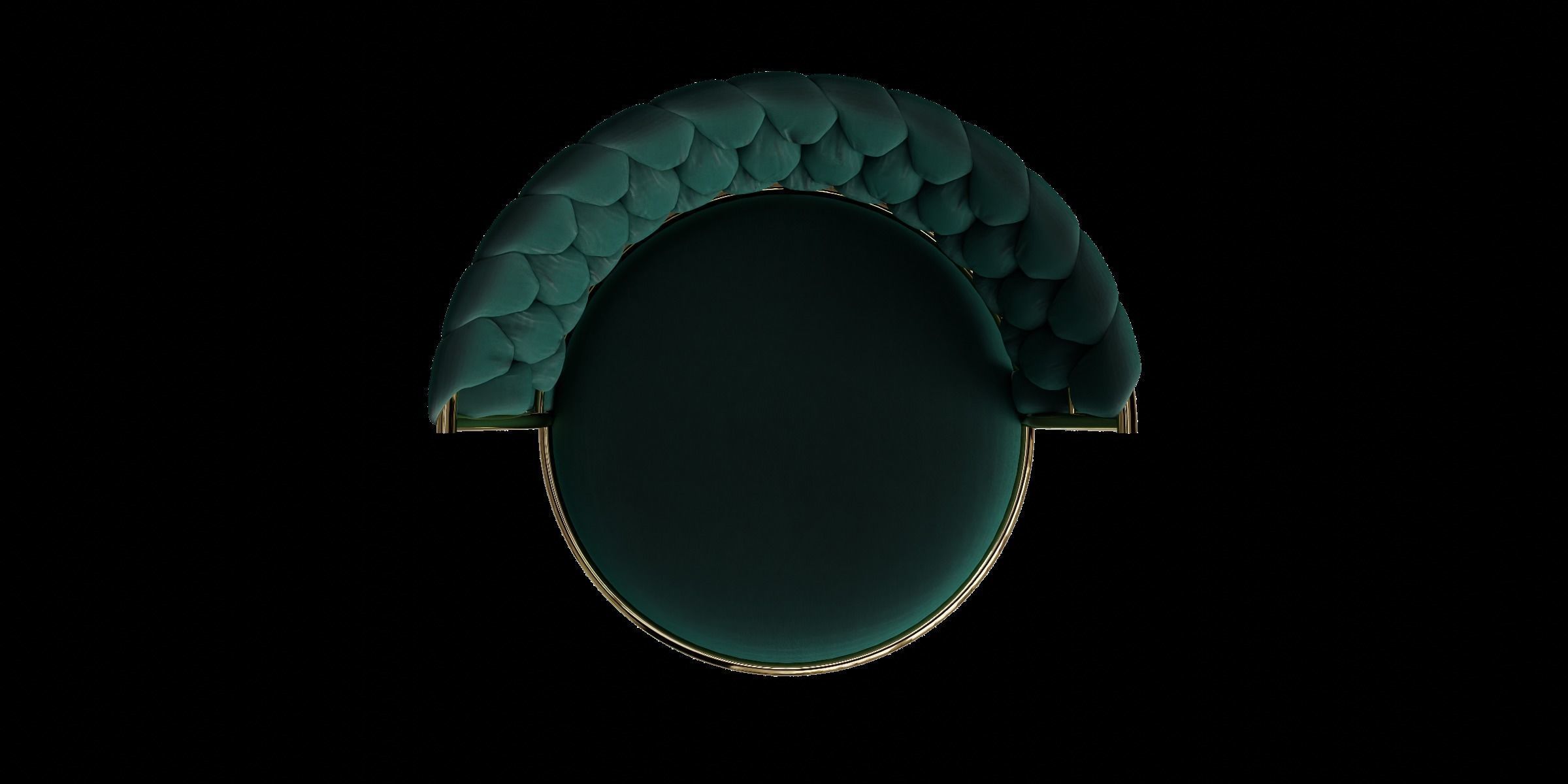 Vintage Swivel Adjustable Height Stool 3D model_2