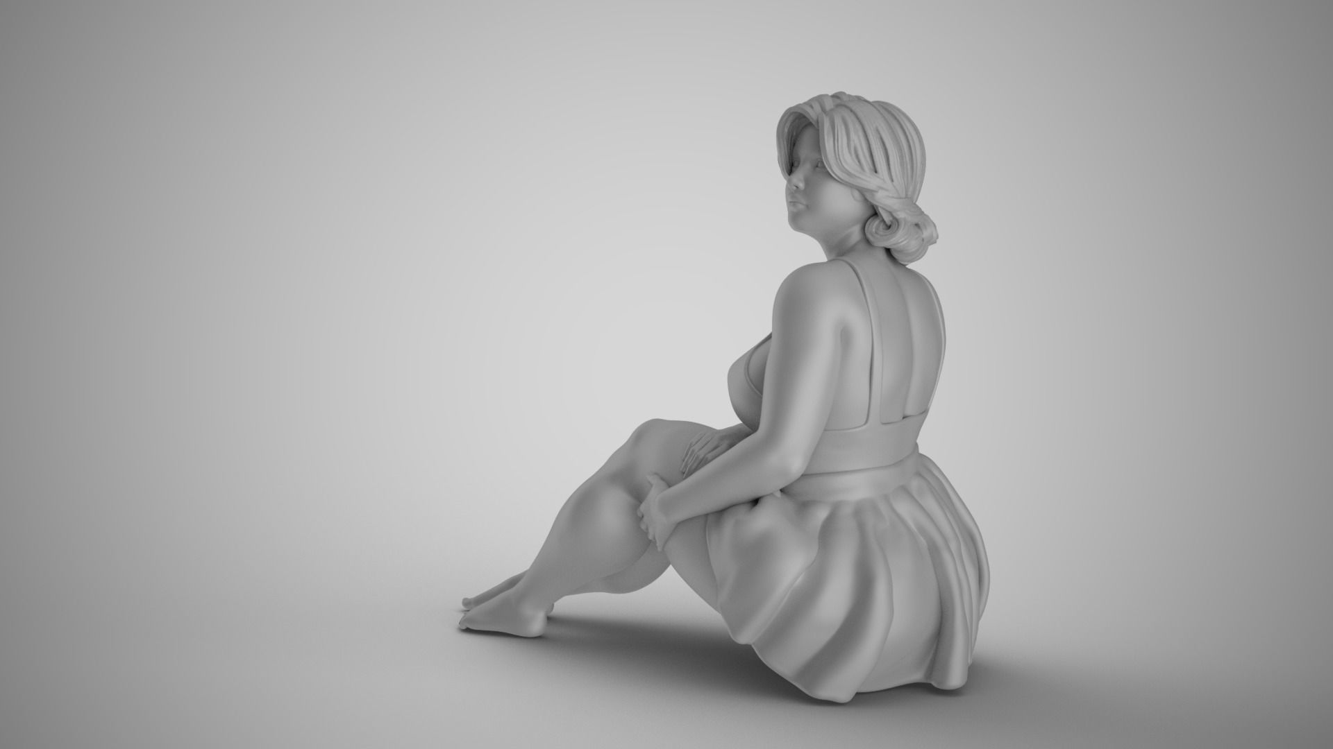 Cosmopolitan Girl 3 3D print model_20