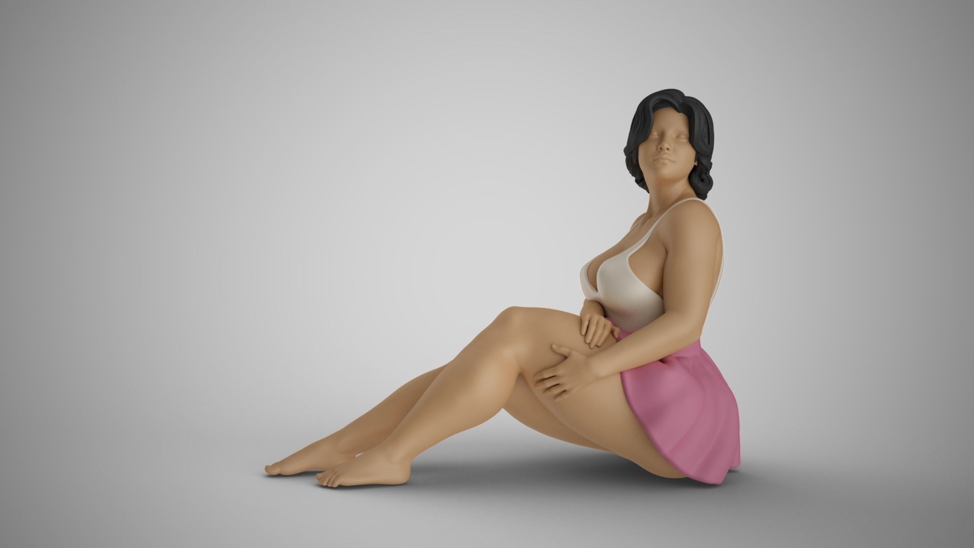 Cosmopolitan Girl 3 3D print model_14