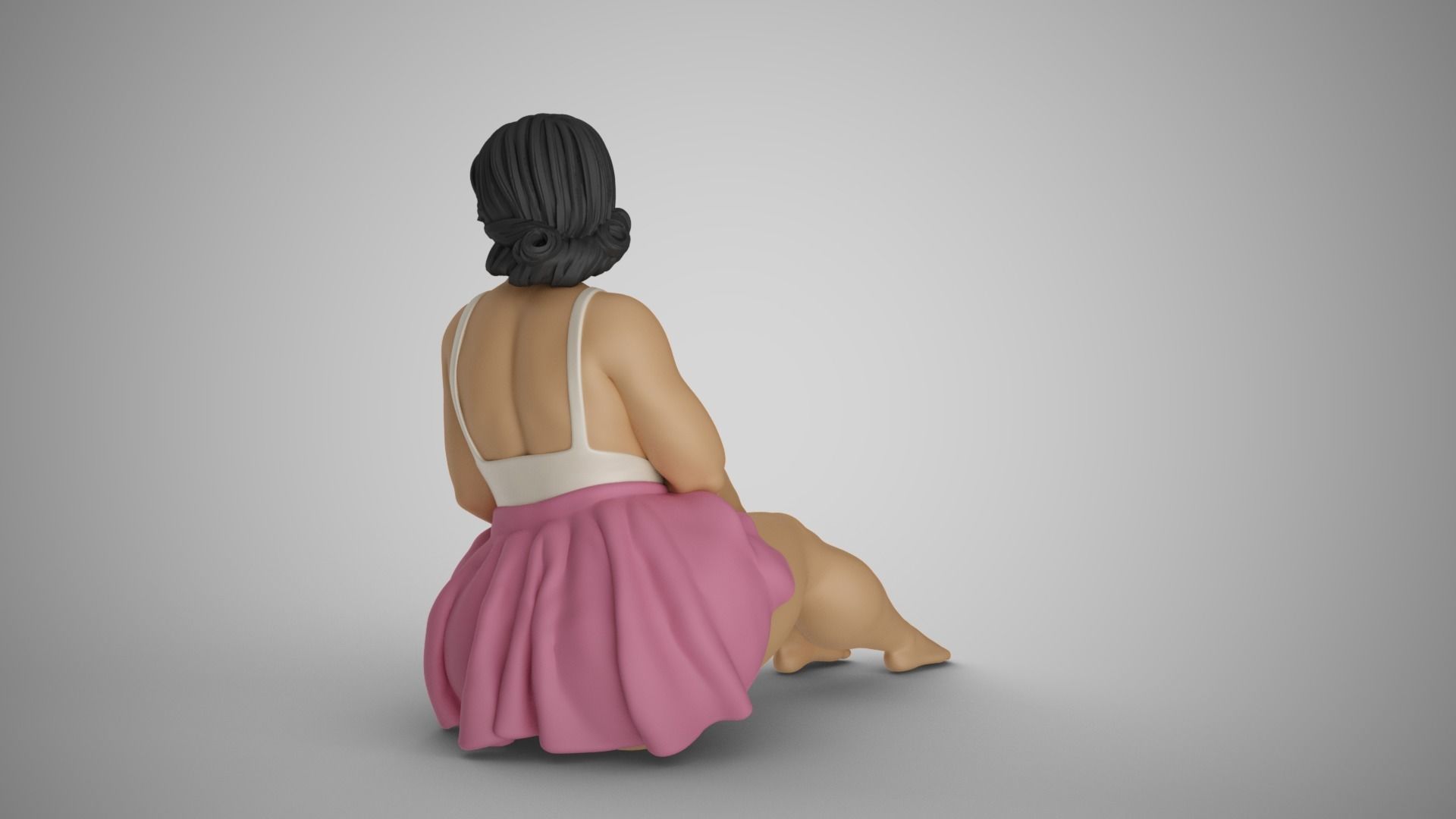 Cosmopolitan Girl 3 3D print model_13