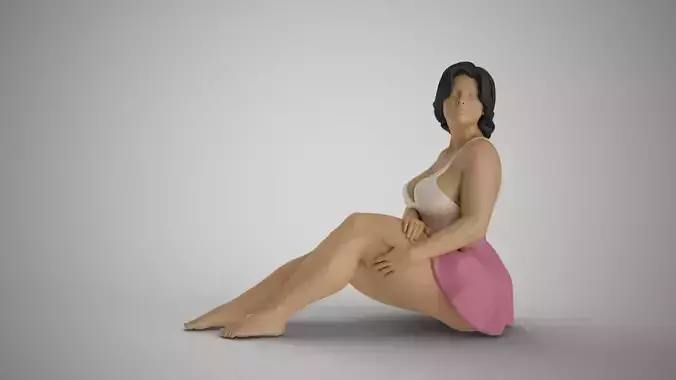 Cosmopolitan Girl 3 3D print model