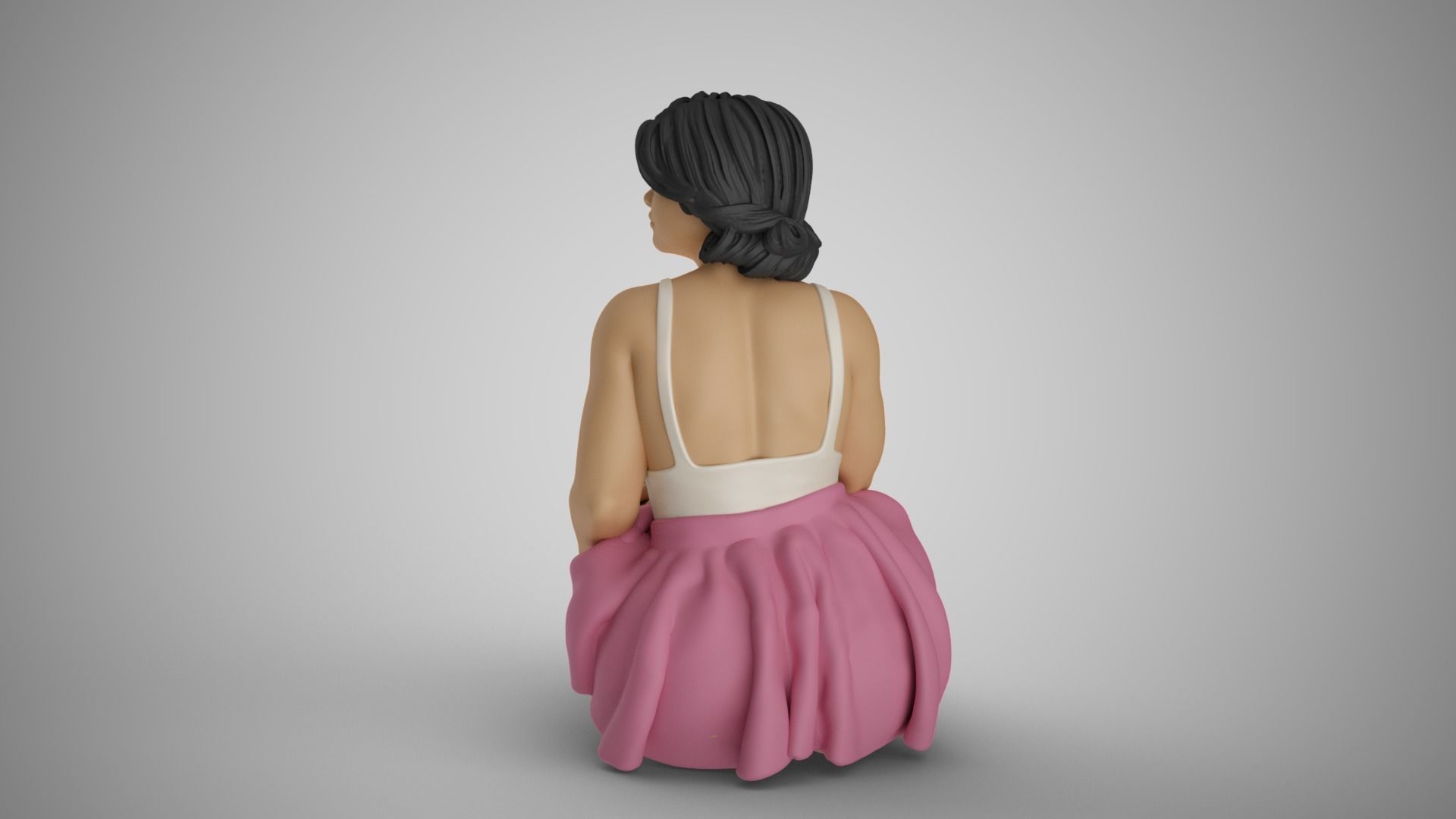 Cosmopolitan Girl 3 3D print model_9