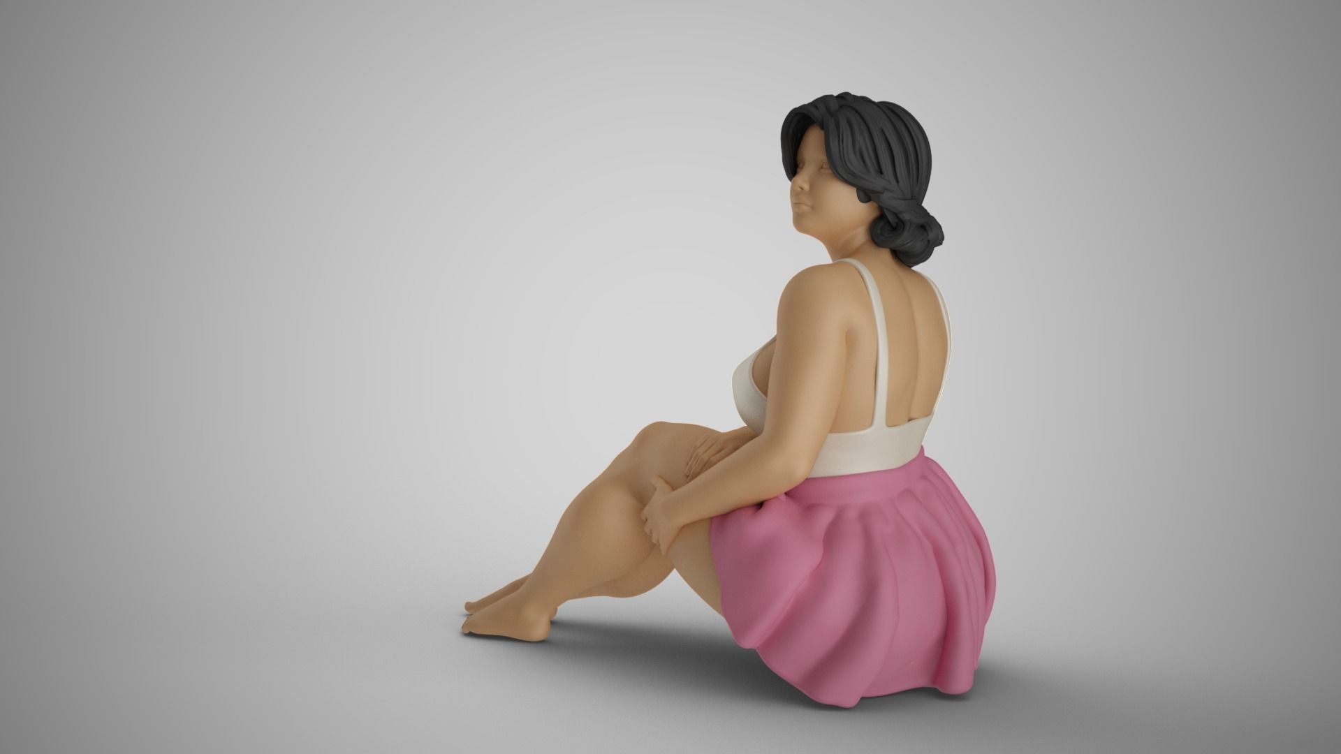 Cosmopolitan Girl 3 3D print model_19