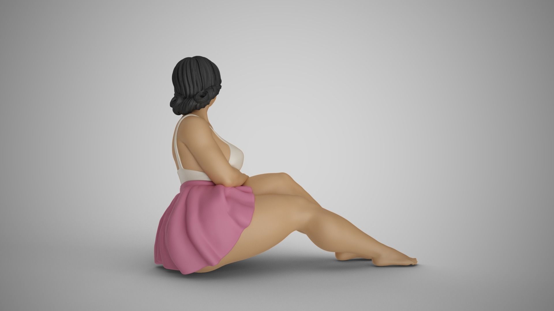 Cosmopolitan Girl 3 3D print model_7