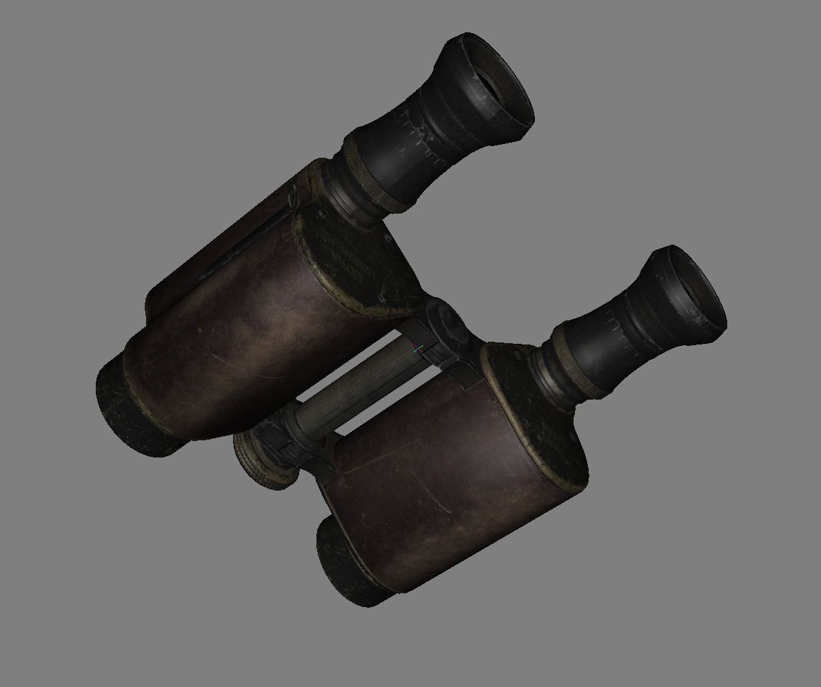 Binoculars 3D model_1
