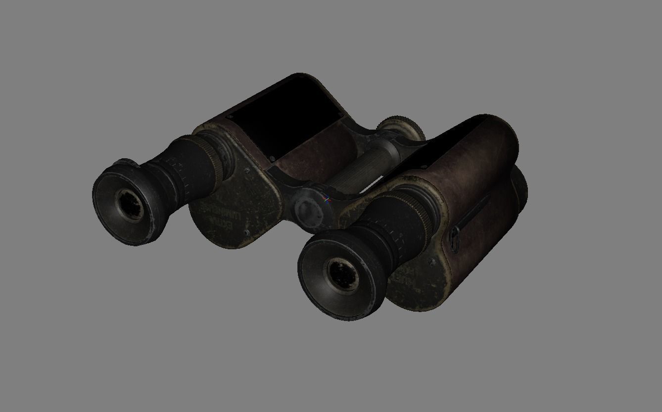 Binoculars 3D model_2