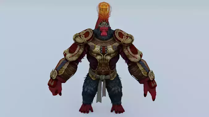 Gorilla Monkey kong 3D model