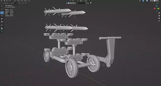 Ballistic Missile Cart