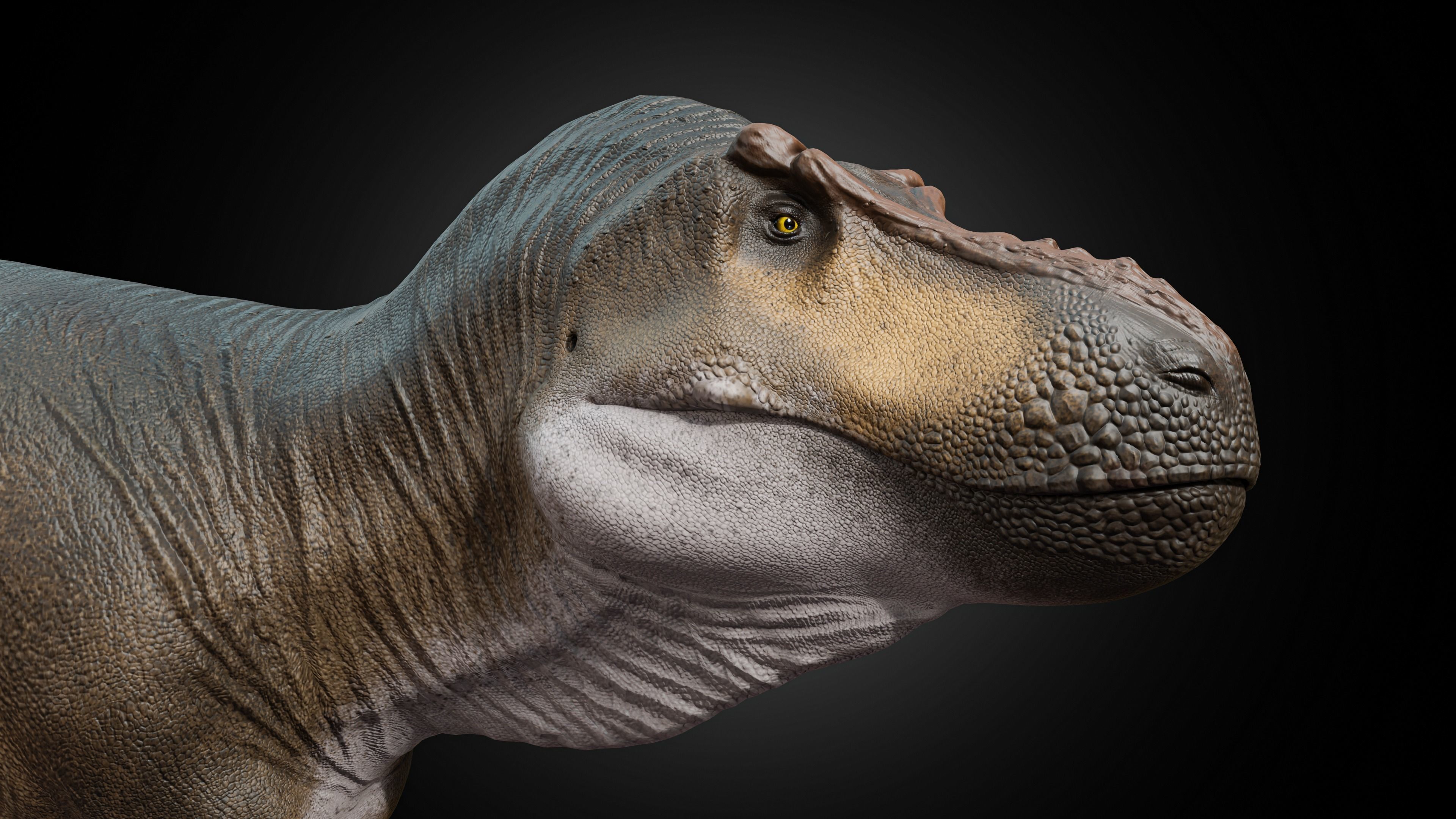 Tyrannosaurus rex Low-poly 3D model_3