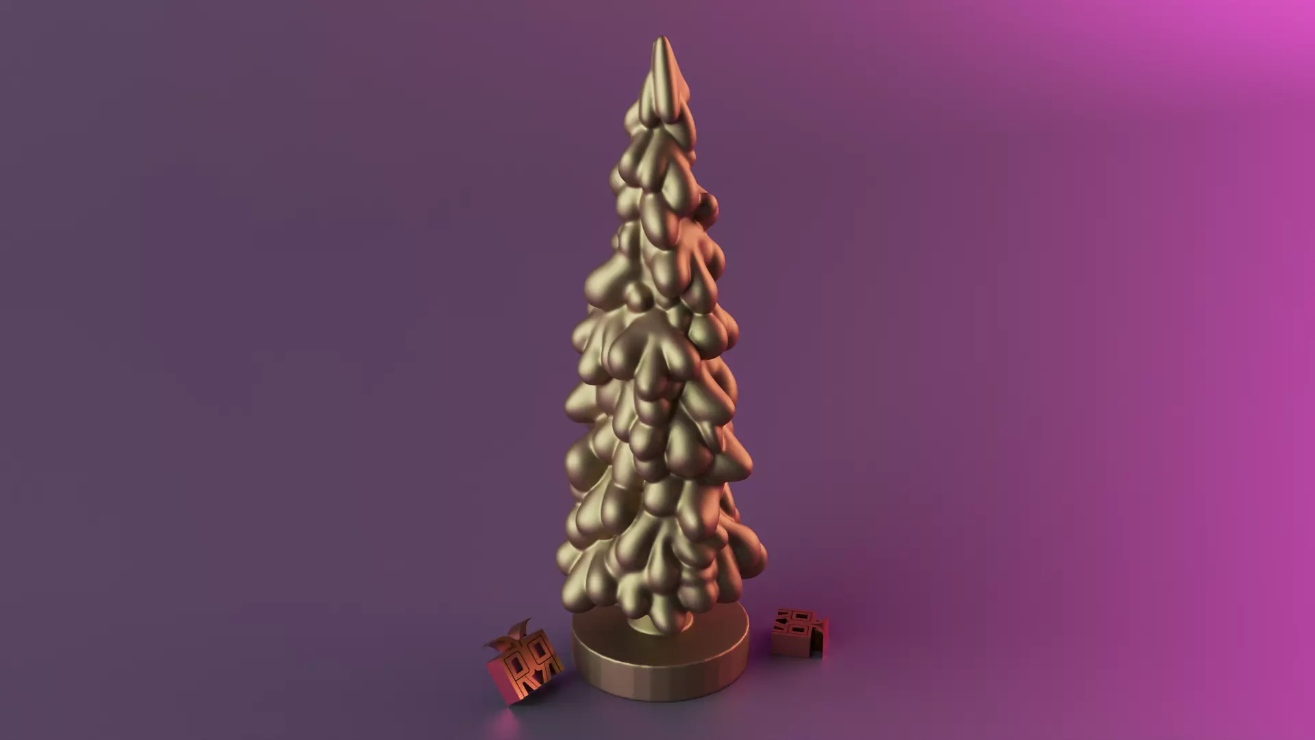 Christmas Tree 3D print model_0