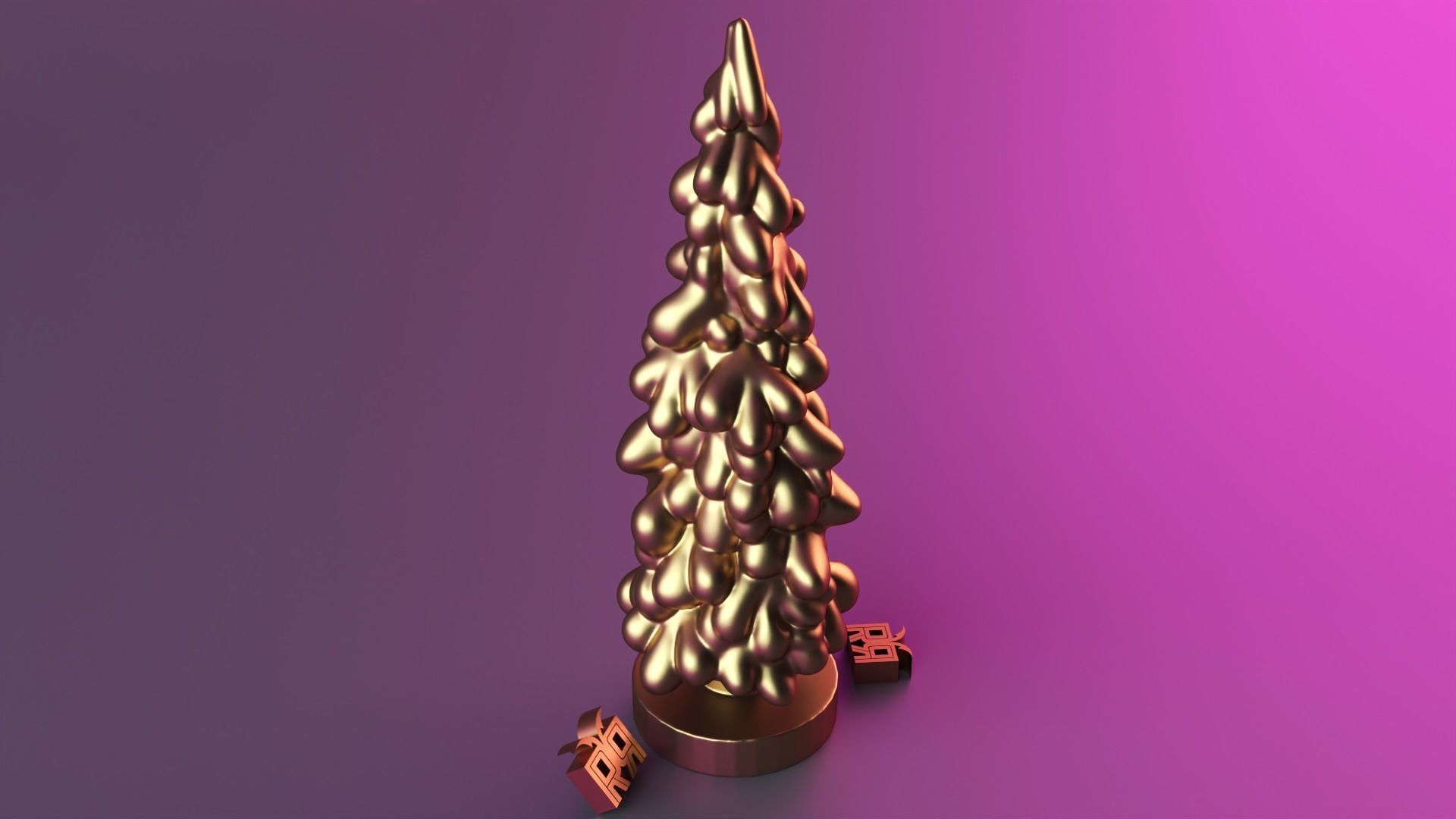 Christmas Tree 3D print model_8