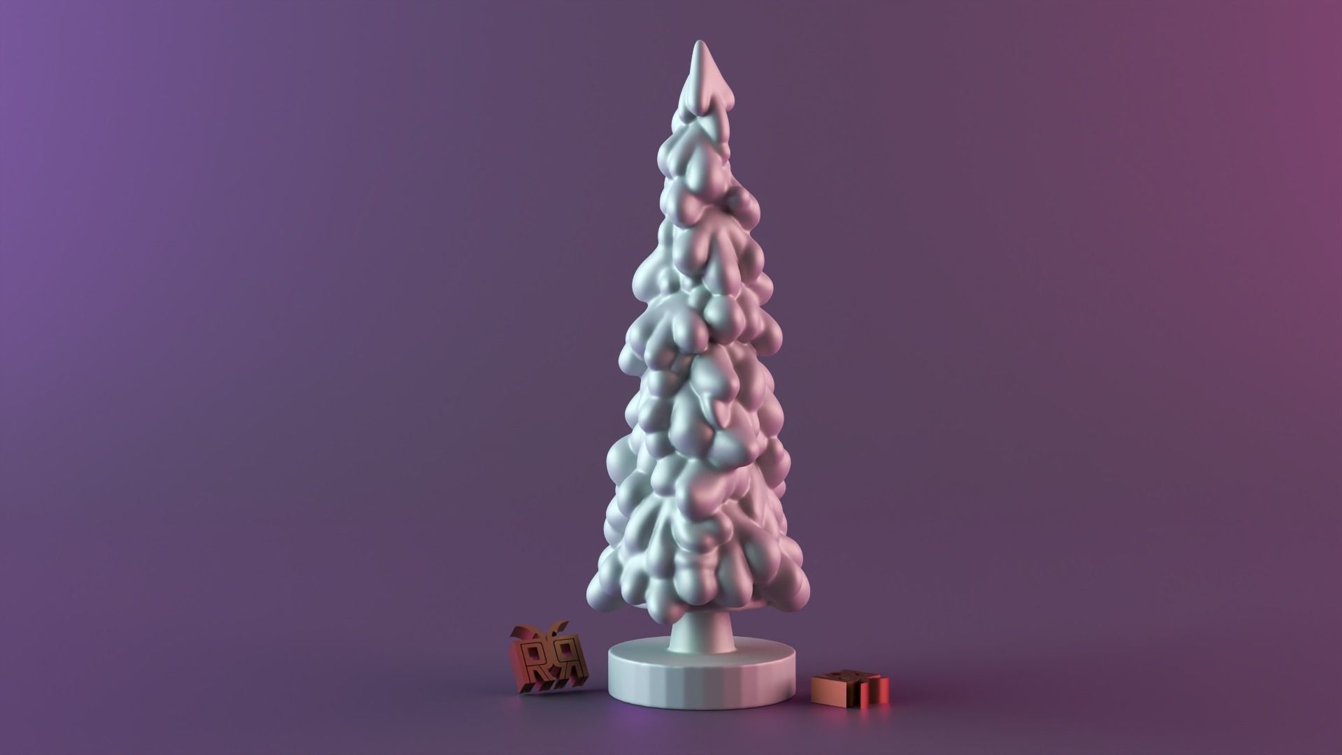 Christmas Tree 3D print model_2