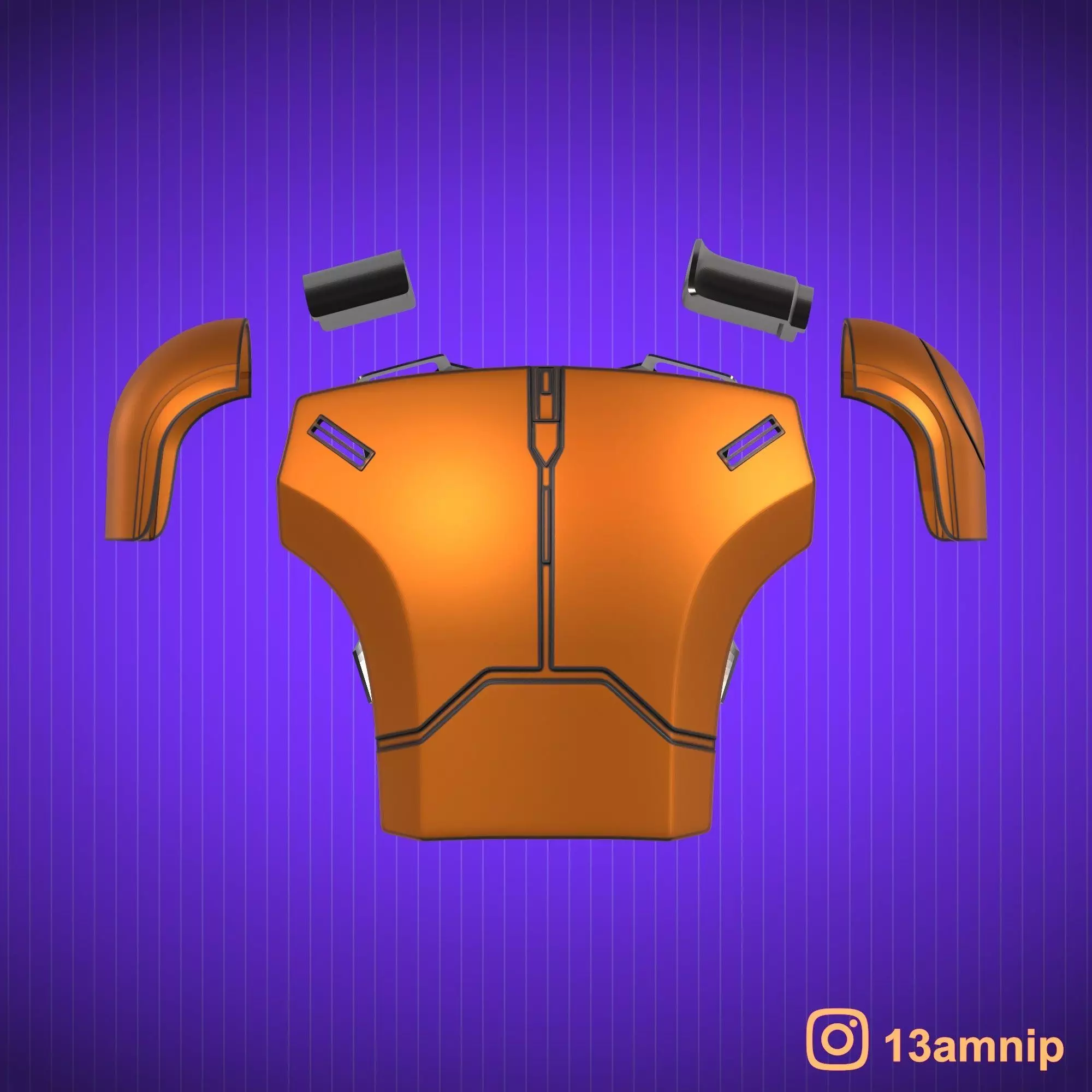 Sabine Wren Chest armor Set 3D print model