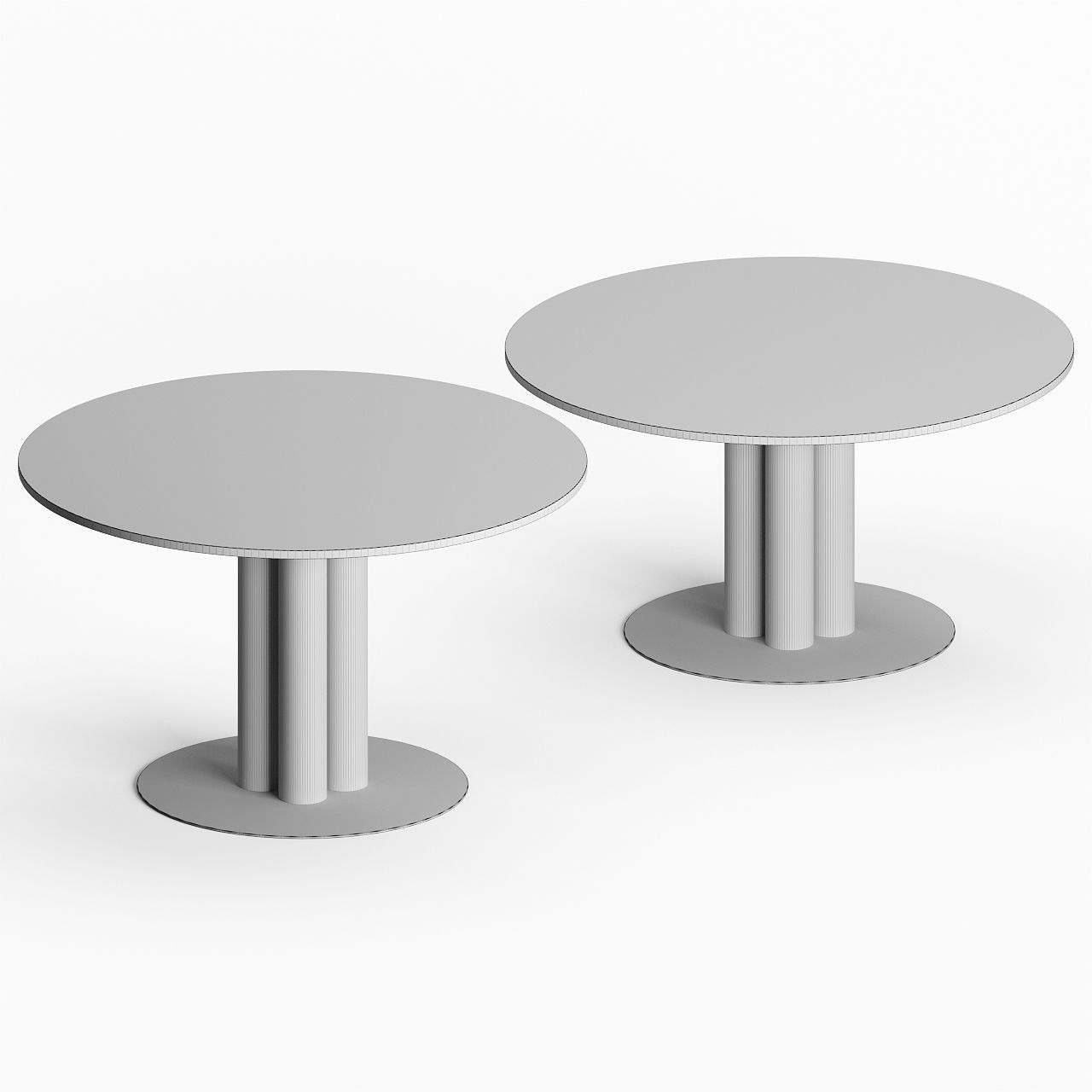 Arflex Goya Lounge Table 120 3D model_1