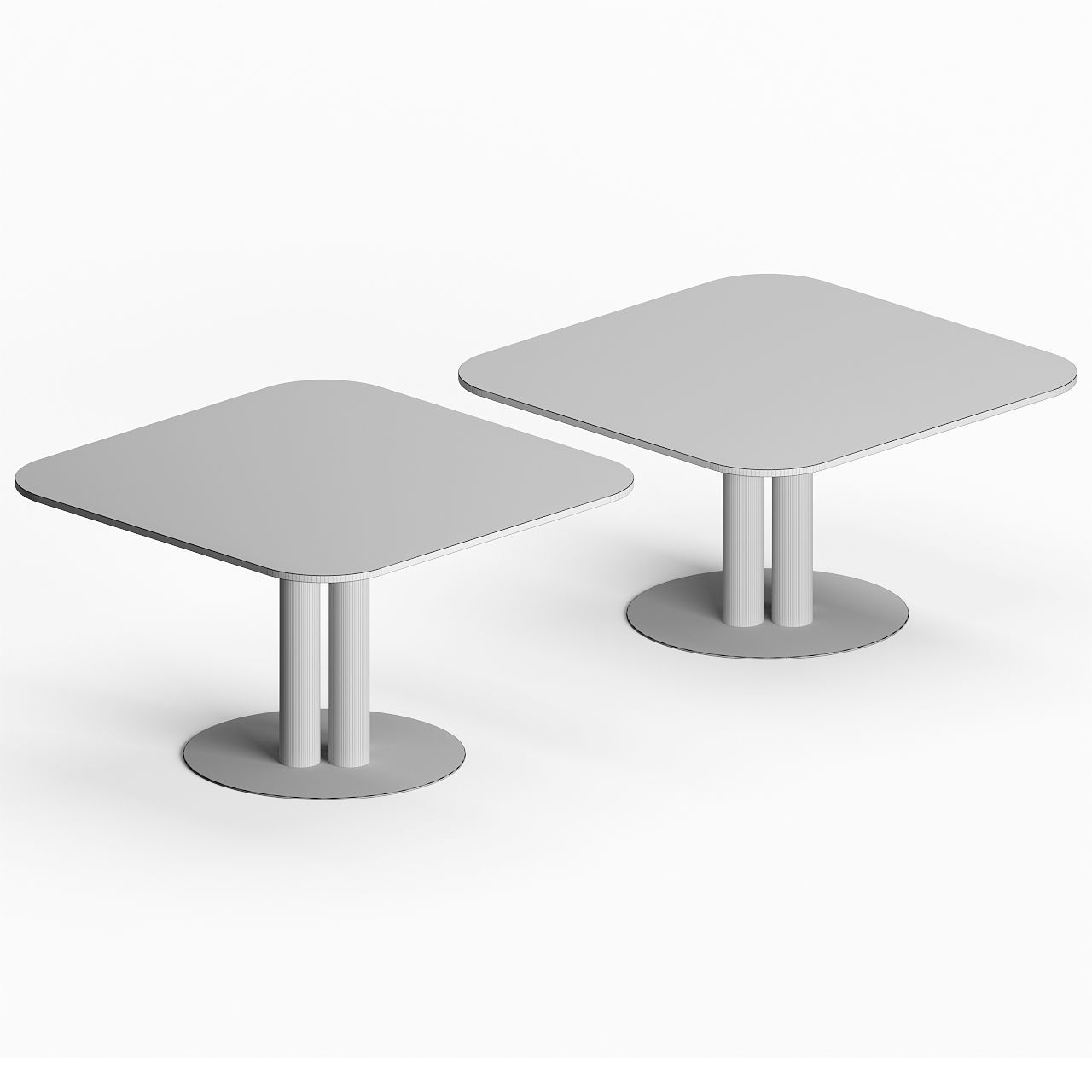 Arflex Goya Lounge Table 120x120 3D model_1