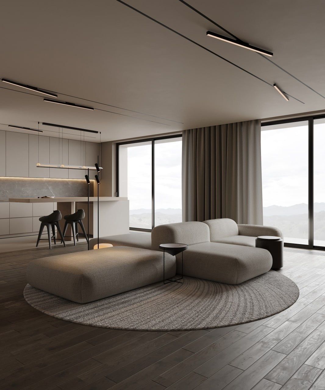 Materials Pack Beige Minimalist 3D model_4