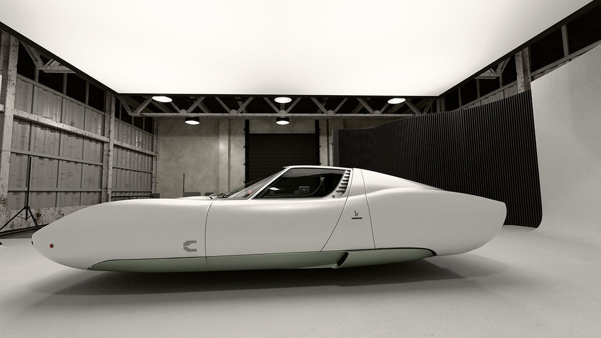 Automotive Photography Studio Scene 3D model_8