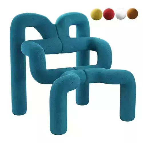 Ekstrem Lounge Chair 3D model