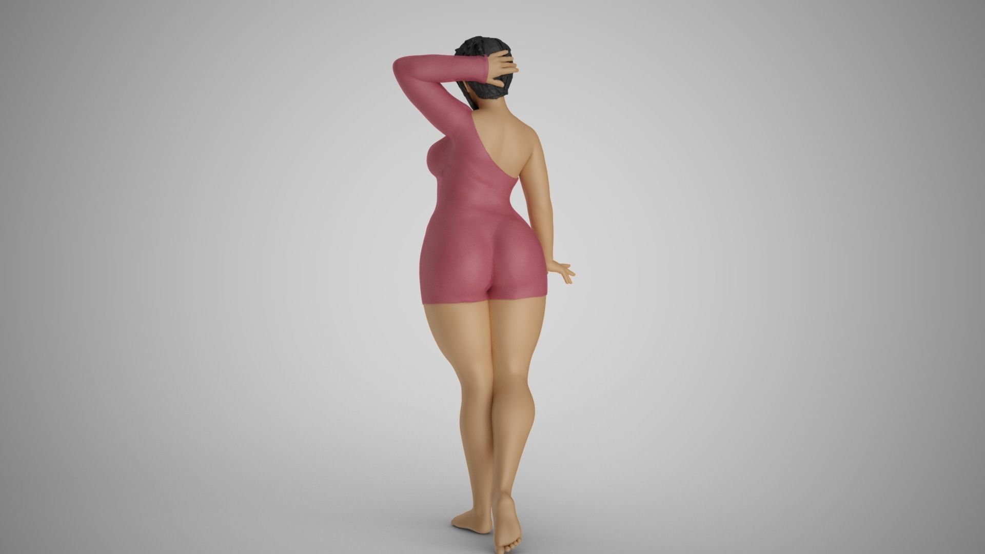 Cosmopolitan Girl 4 3D print model_7