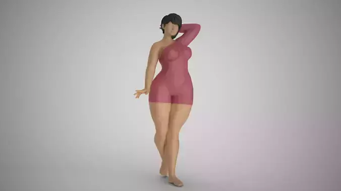 Cosmopolitan Girl 4  3D print model