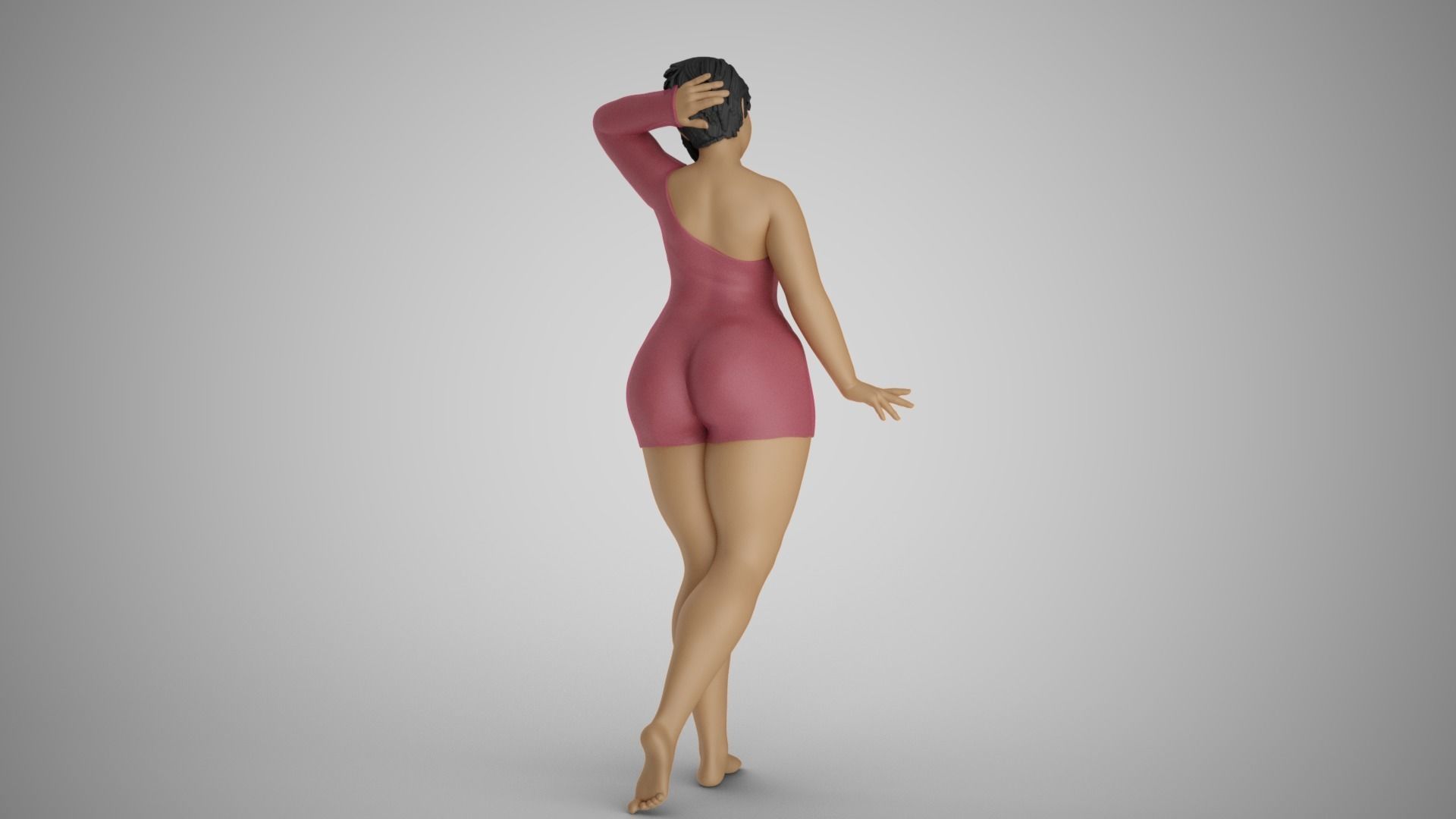 Cosmopolitan Girl 4 3D print model_6