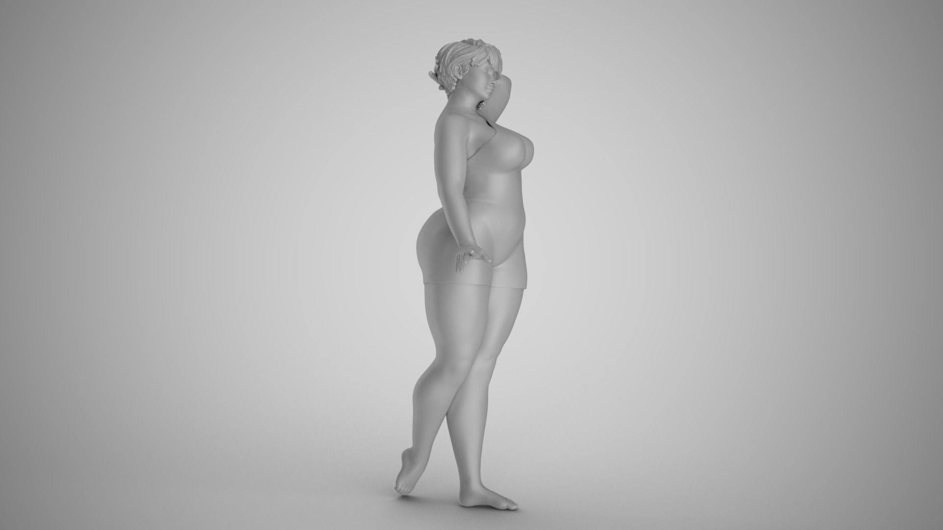 Cosmopolitan Girl 4 3D print model_21