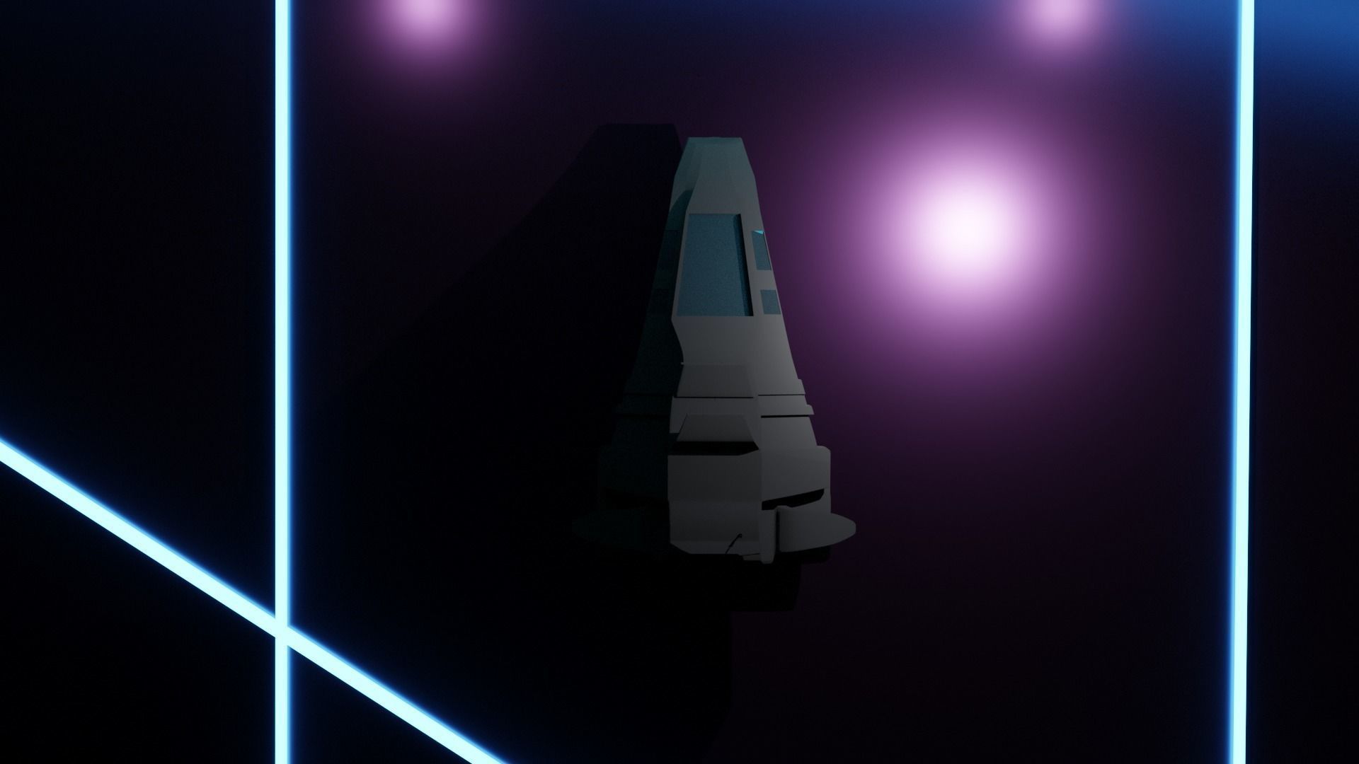 Starship 3D model_1