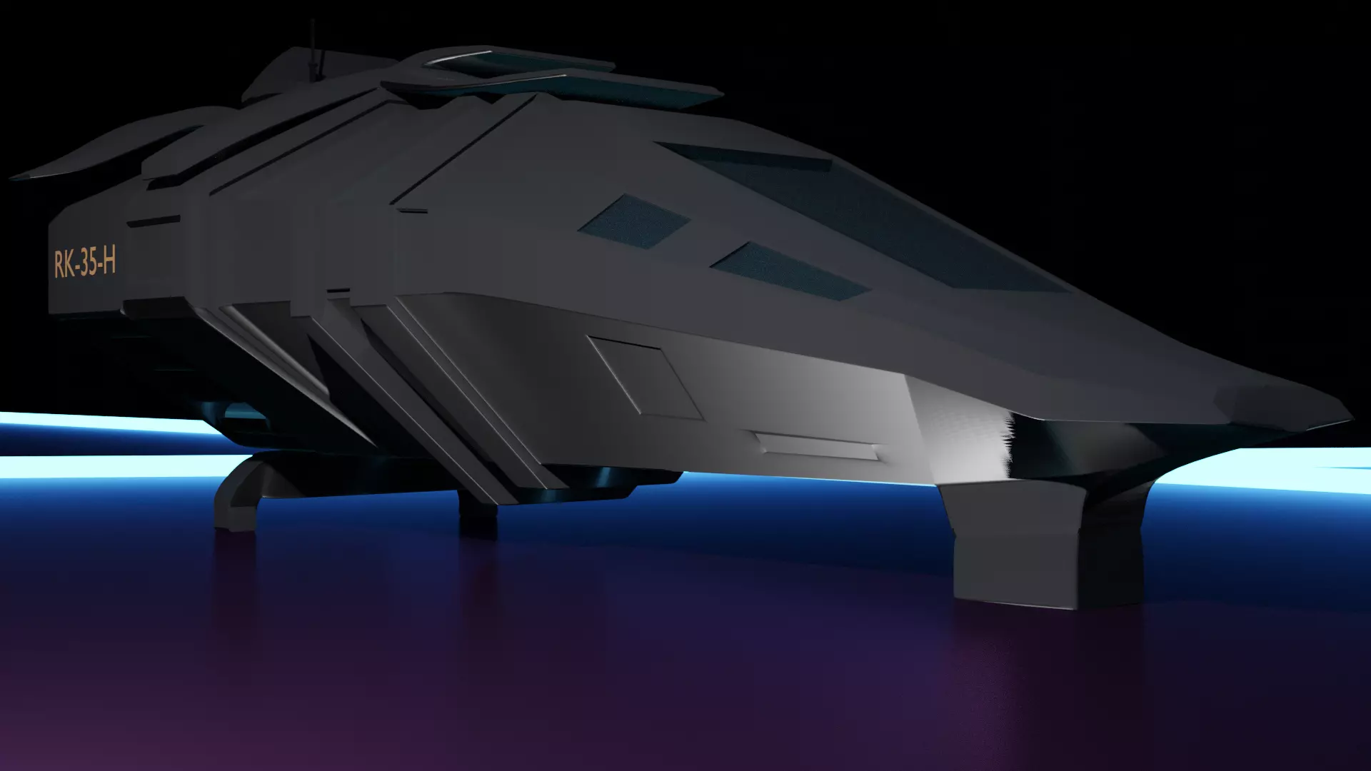 Starship 3D model_0