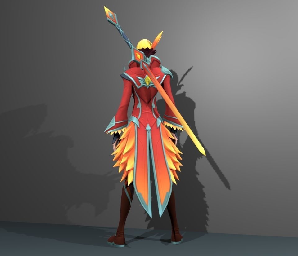 Fiery Dance 3D model_4