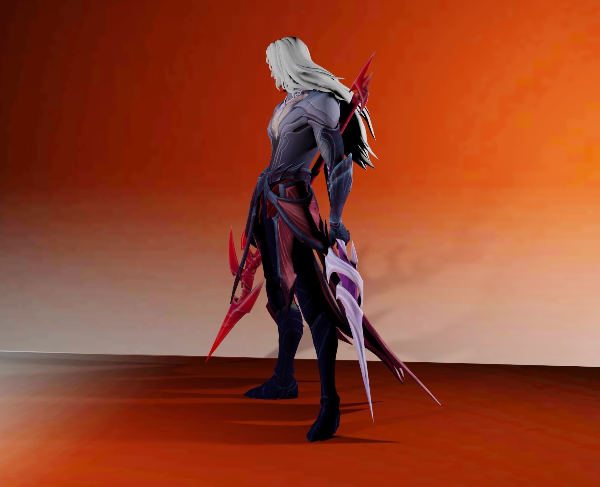 demon hunter 3D model_4