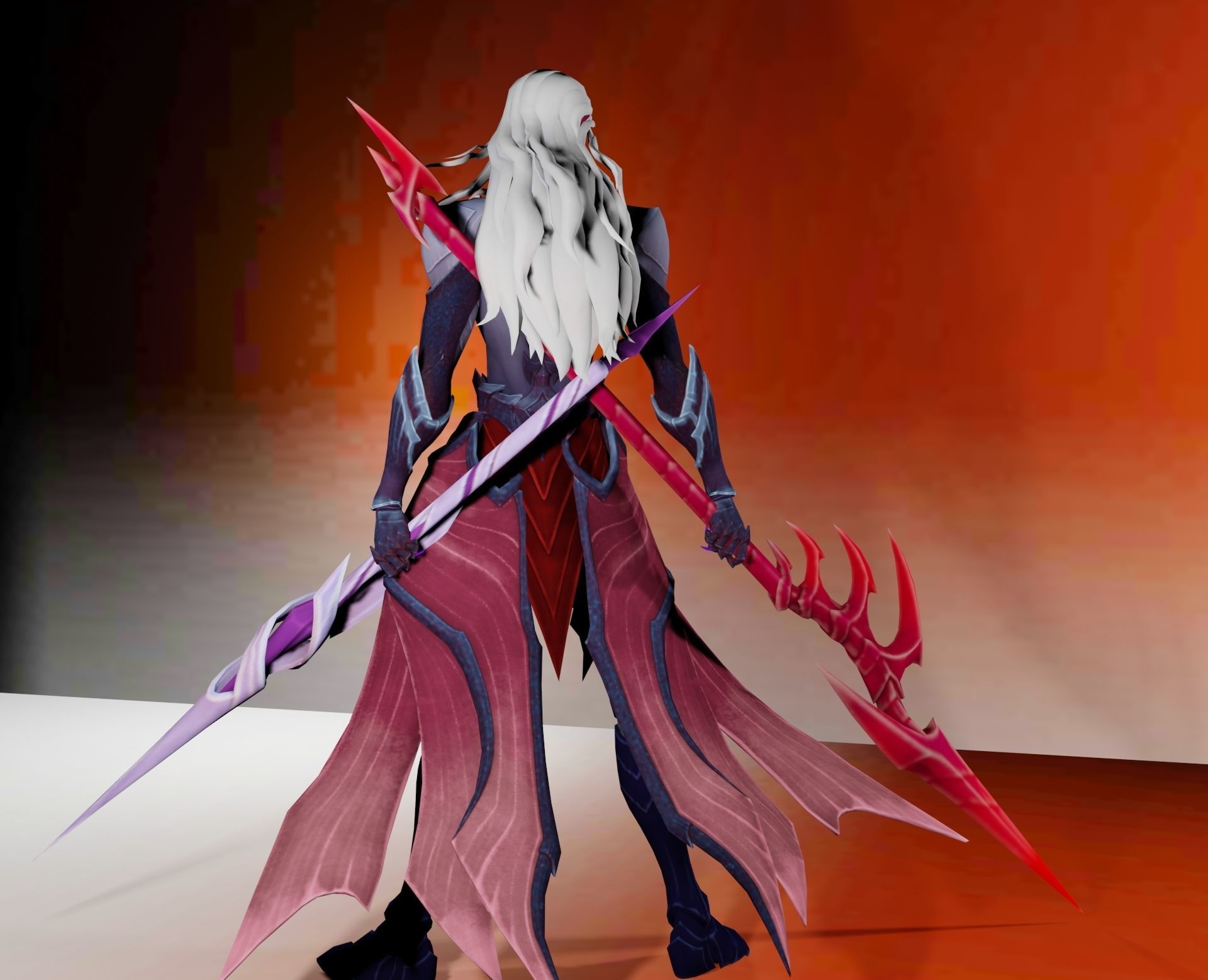 demon hunter 3D model_3