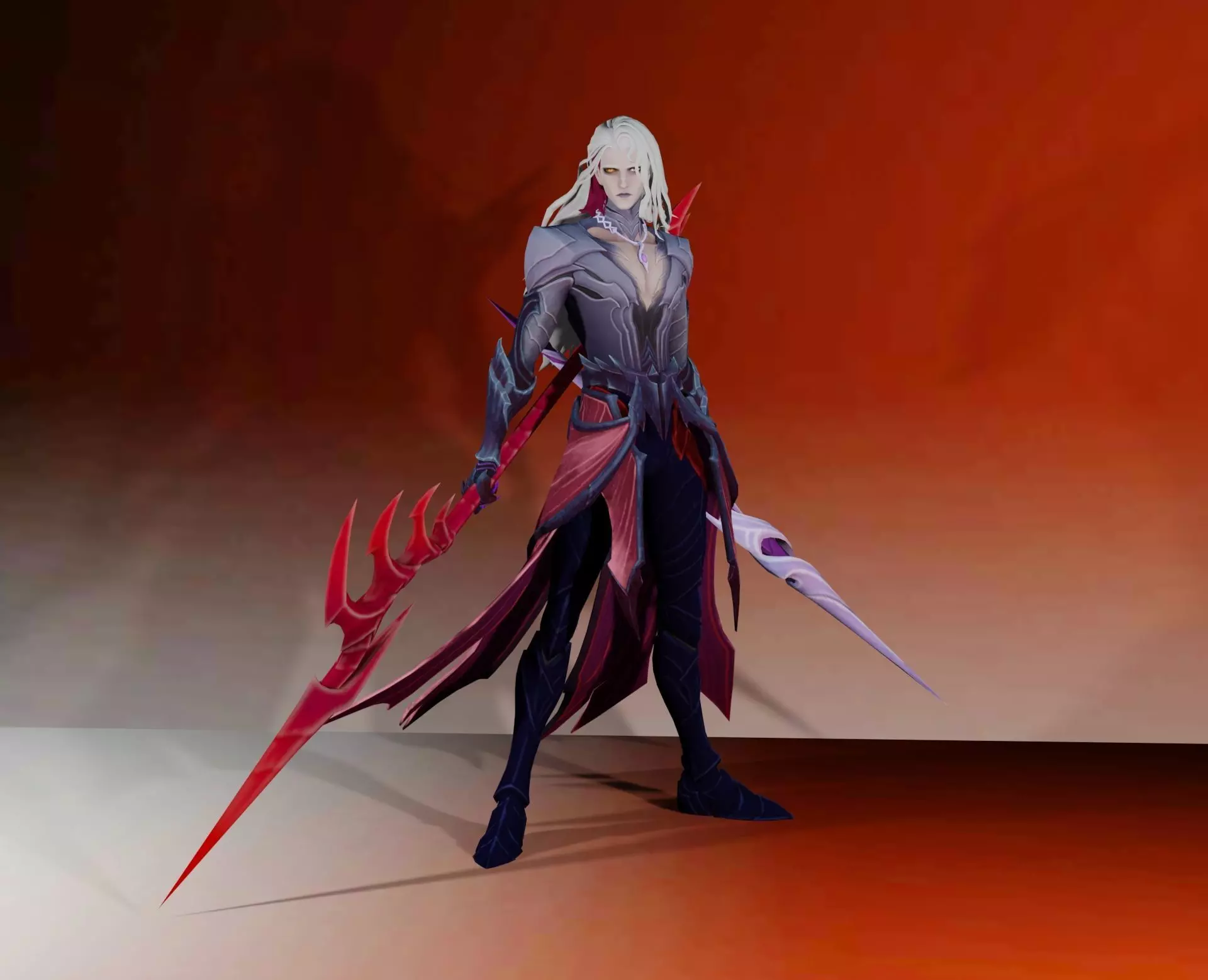 demon hunter 3D model_0