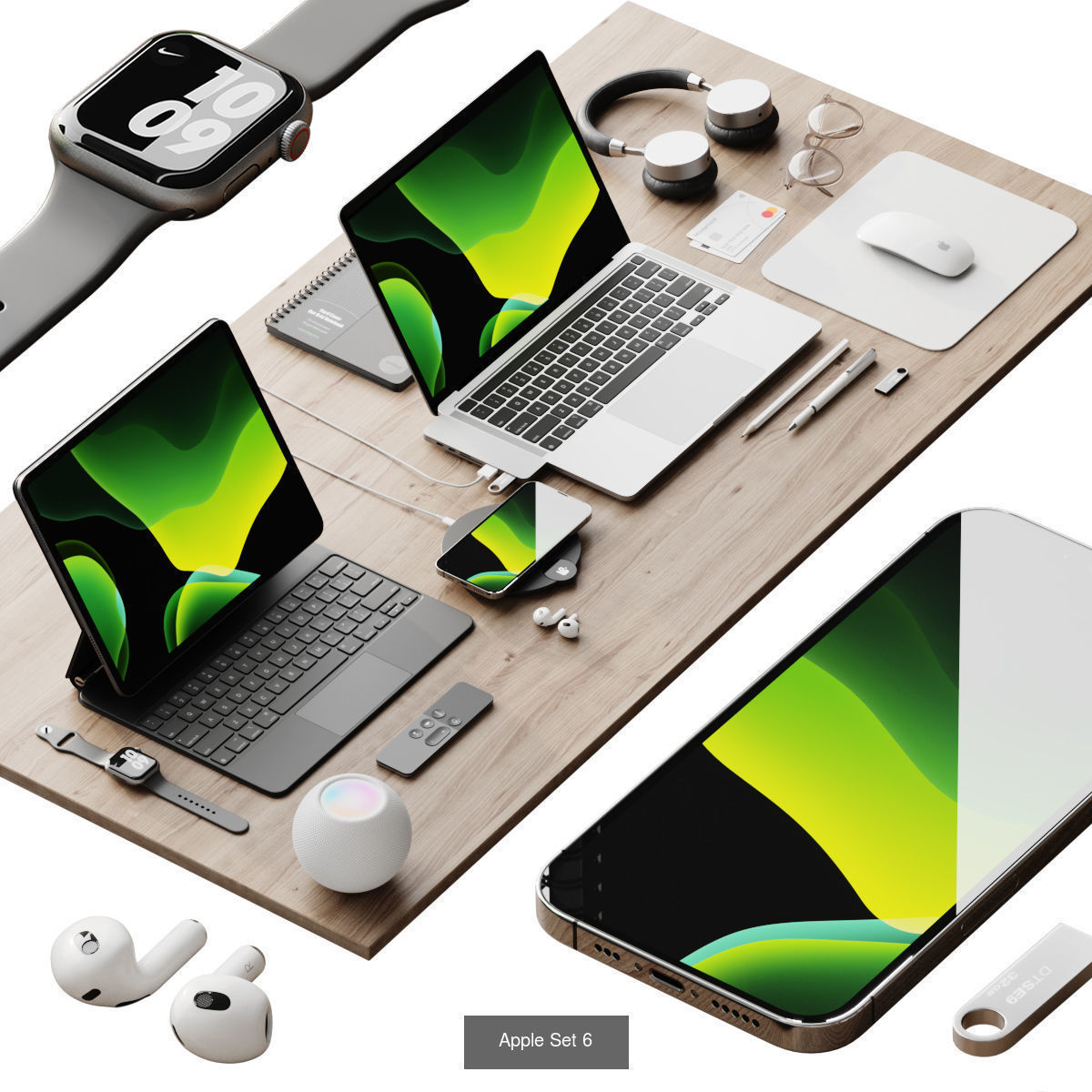 Office Set 3D Model Collection_16