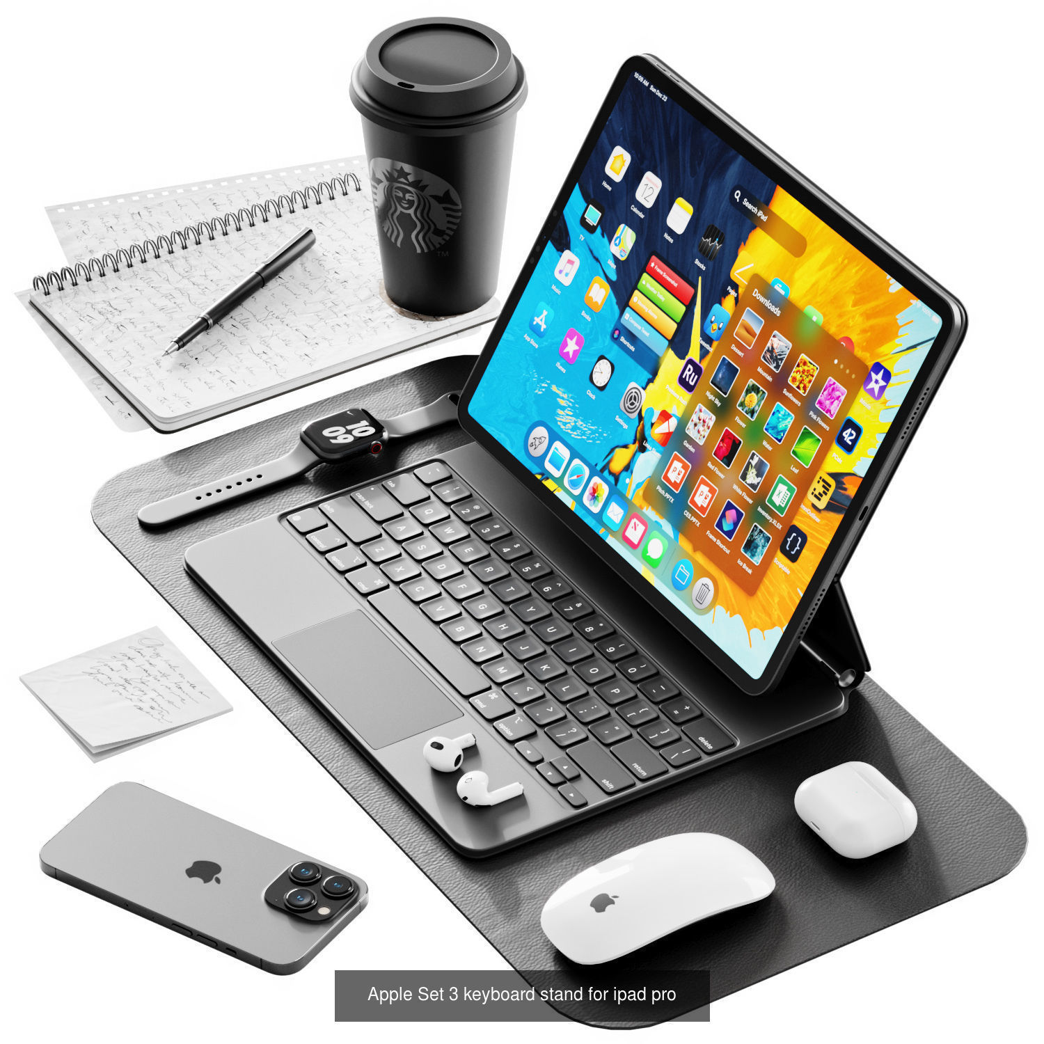 Office Set 3D Model Collection_8