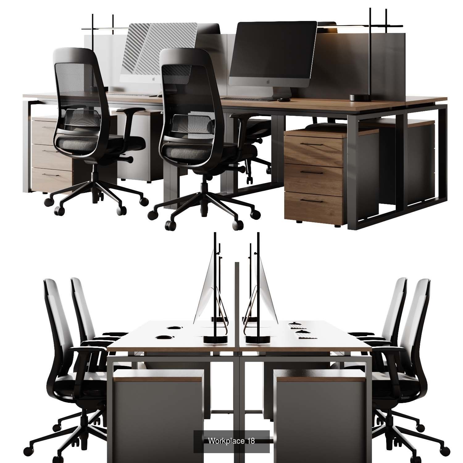 Office Set 3D Model Collection_25