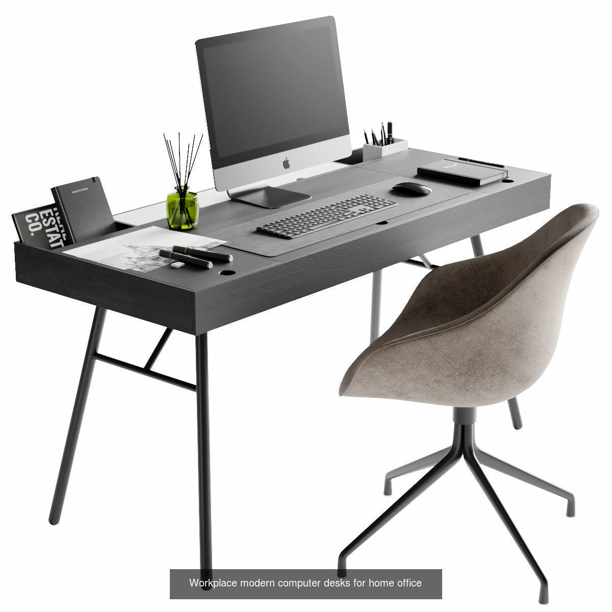 Office Set 3D Model Collection_4