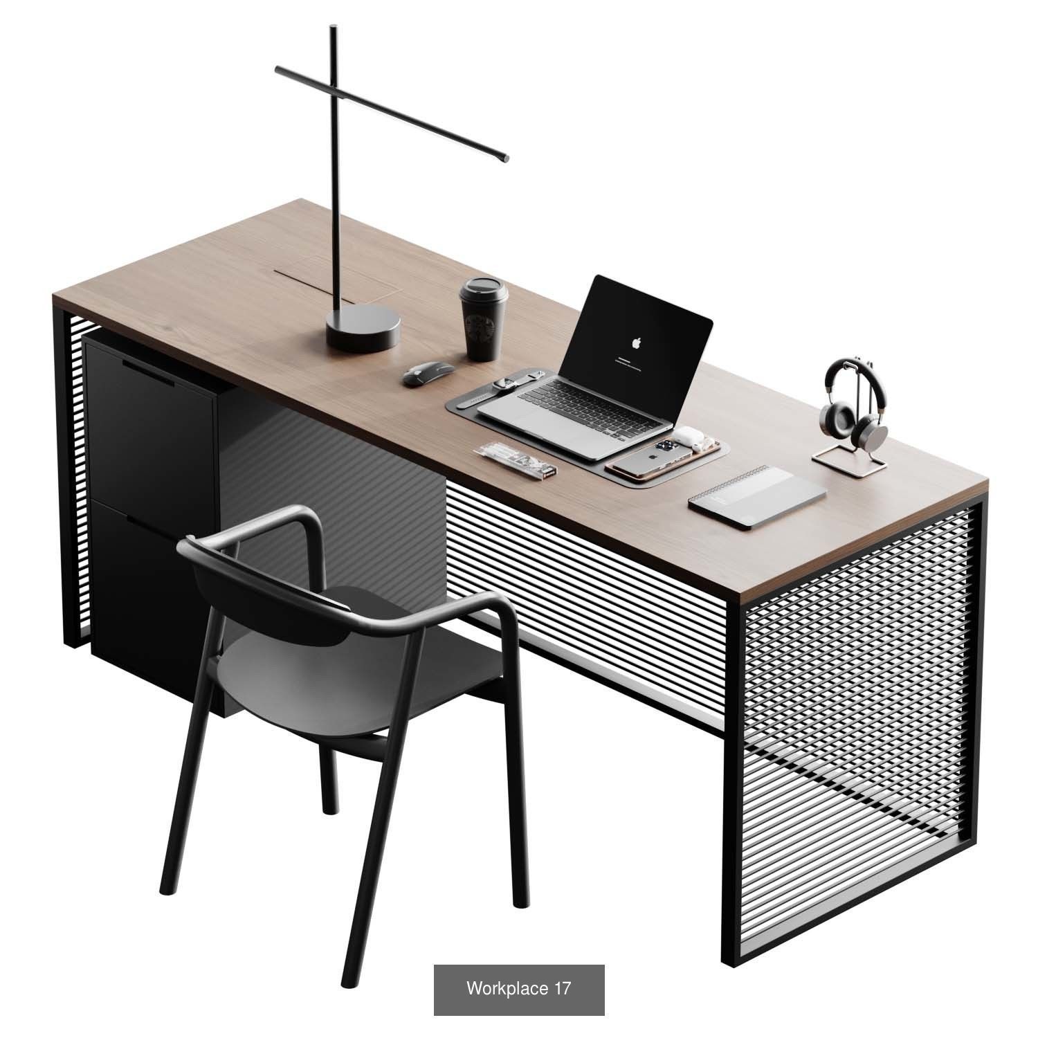 Office Set 3D Model Collection_24