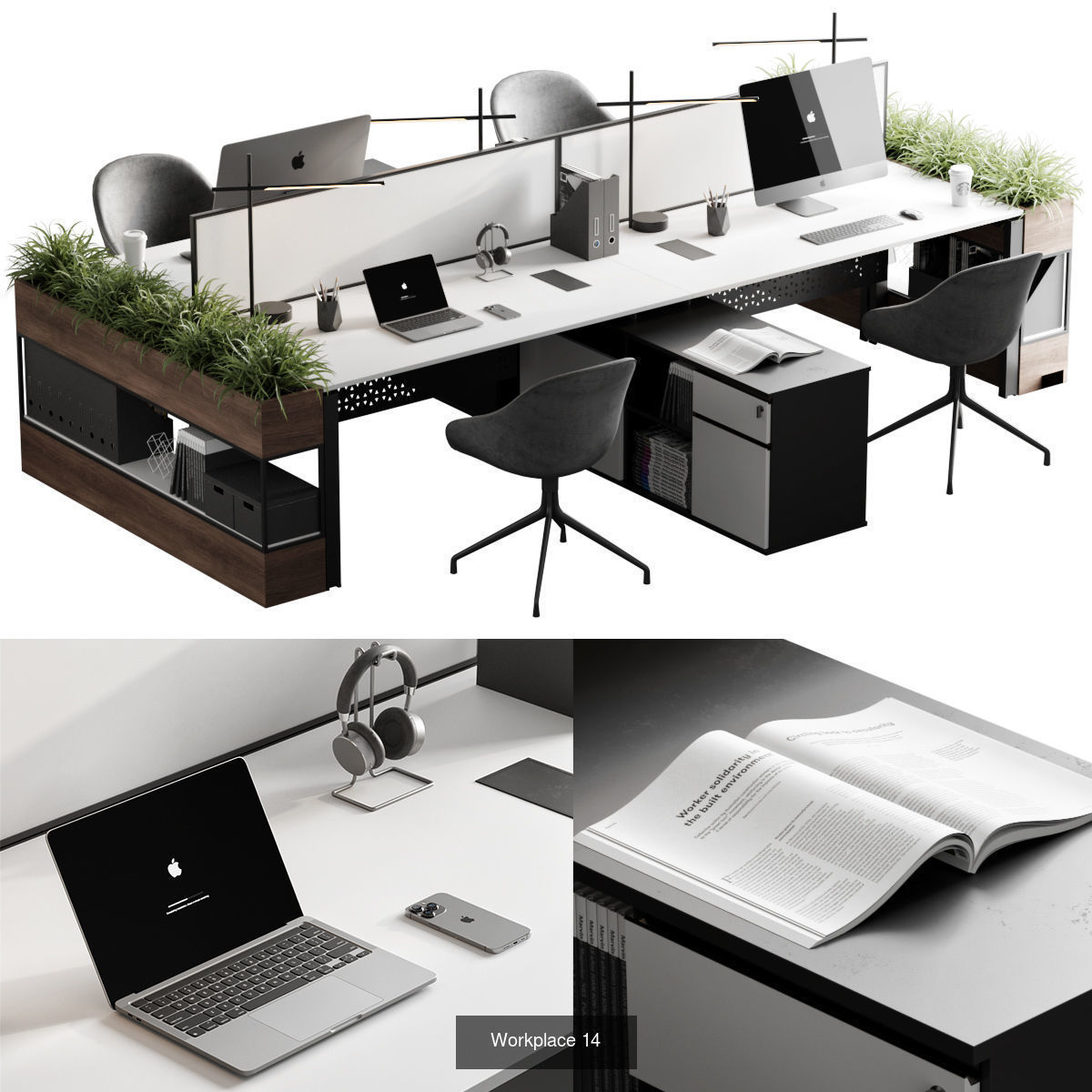 Office Set 3D Model Collection_21