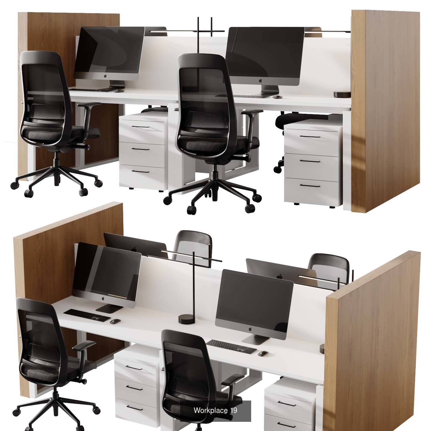Office Set 3D Model Collection_26