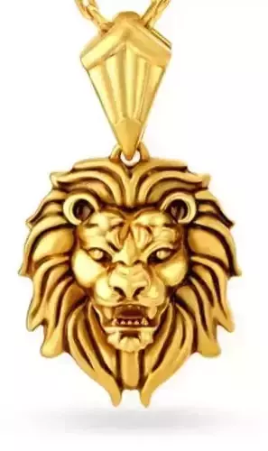 LION FACE ANGRY PENDANT
