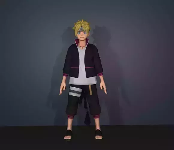 boruto uzumaki 3D model