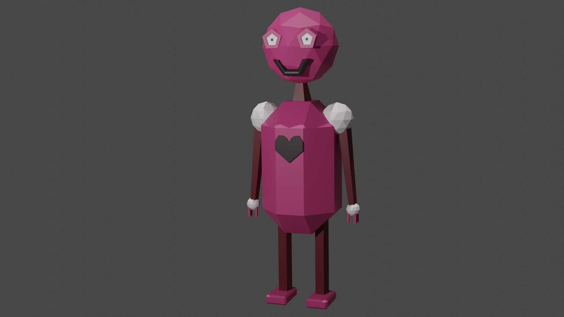 Cuterobot ---LOL 245 Low-poly 3D model_3