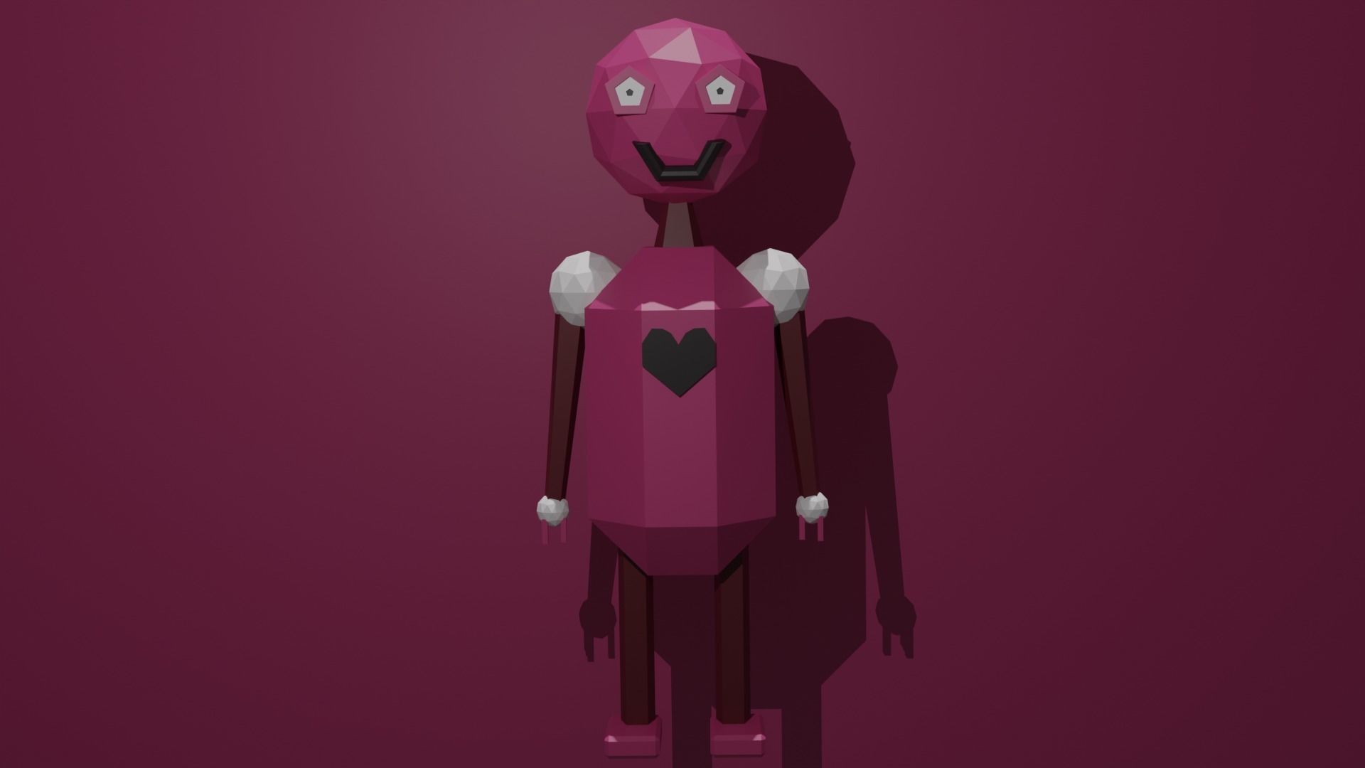 Cuterobot ---LOL 245 Low-poly 3D model_1